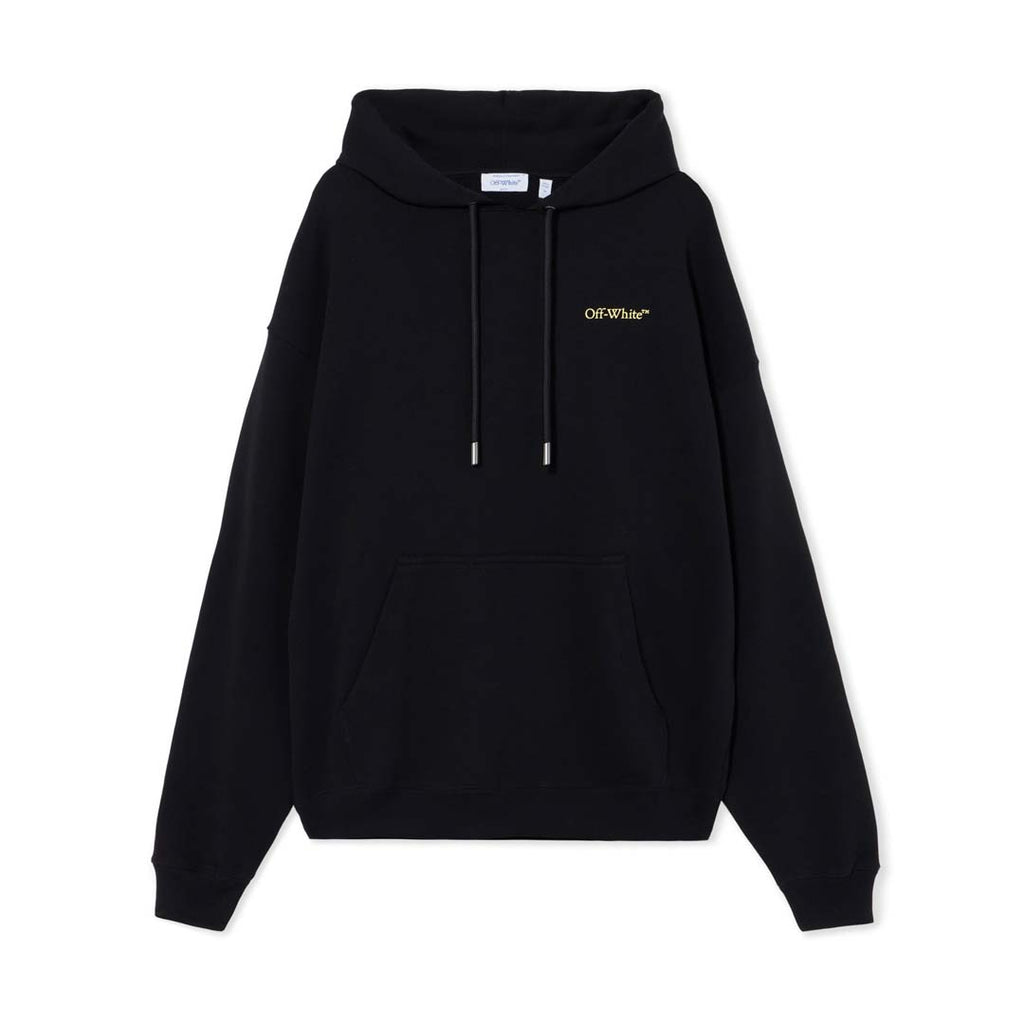 Off White Bolt Arrow Hoodie Black Yellow by Off White - NWAHYPE No.1 for streetwear Hoodies in USA