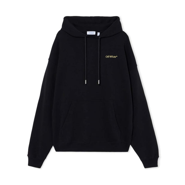 Off White Bolt Arrow Hoodie Black Yellow by Off White - NWAHYPE No.1 for streetwear Hoodies in USA