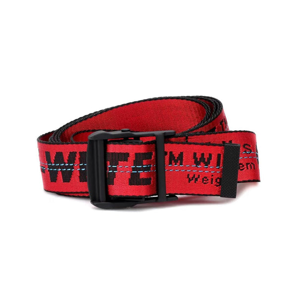 OFF - WHITE Classic Industrial Belt Red Black by Off White - NWAHype 1 for streetwear Accessories in USA