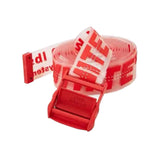 OFF - WHITE Industrial Logo Rubber Belt Red by Off White - NWAHype 1 for streetwear Accessories in USA