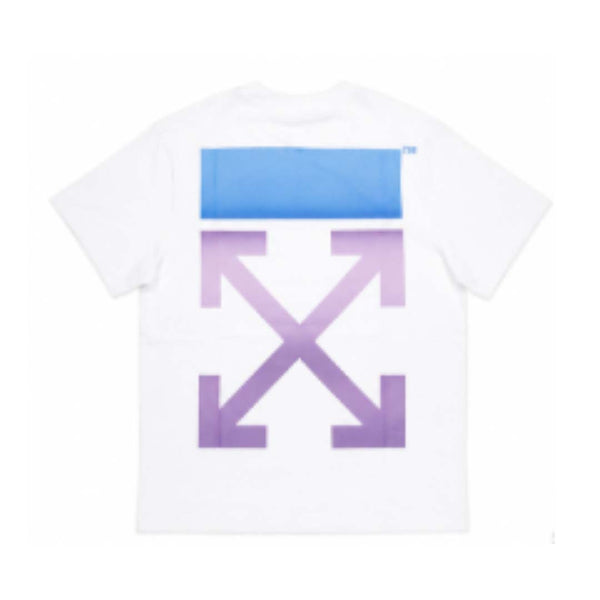 OFF-WHITE Multi Arrow White Purple Blue Tee by Off White - NWAHYPE No.1 for streetwear T-Shirts in USA