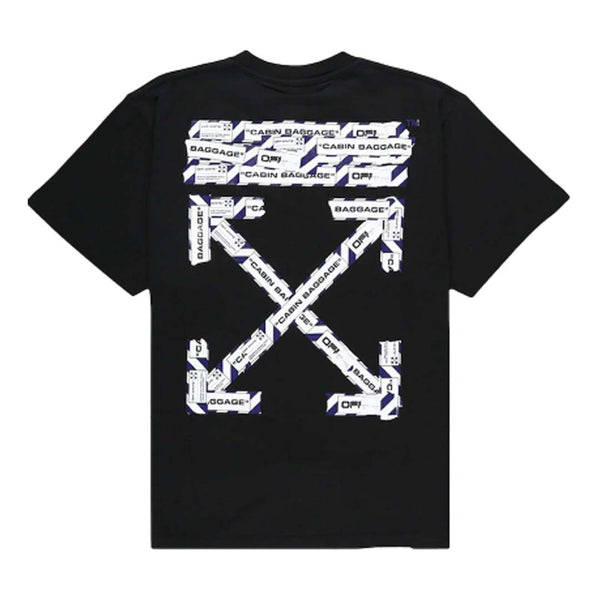 Off - White Oversized Fit Airport Tape Tee 'Black/Multicolor' by Off White - NWAHype 1 for streetwear T-Shirts in USA