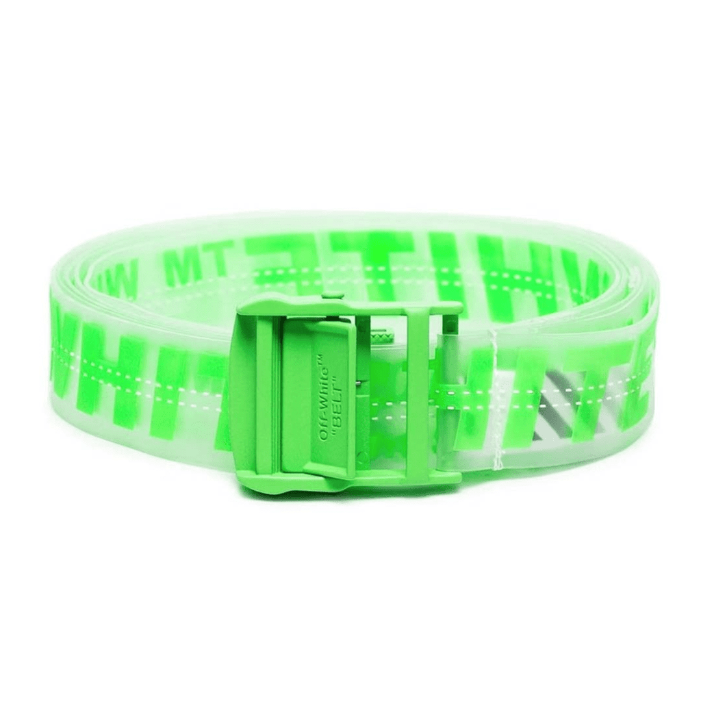 Off-White Rubber Belt Transparent Green by Off White - NWAHYPE No.1 for streetwear Accessories in USA