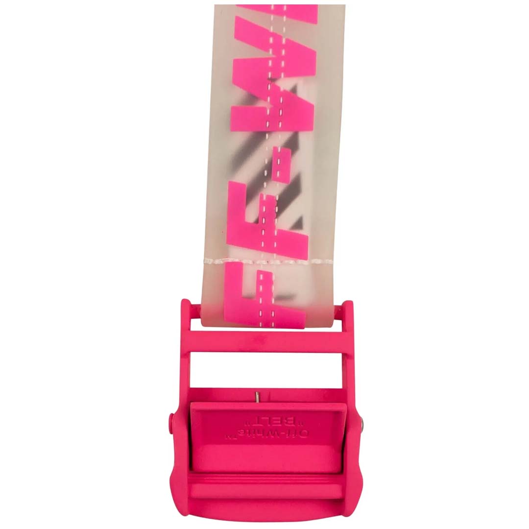 Off - White Rubber Belt Transparent Pink by Off White - NWAHYPE No.1 for streetwear Accessories in USA