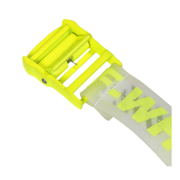 Off - White Rubber Belt Transparent Yellow by Off White - NWAHYPE No.1 for streetwear Accessories in USA