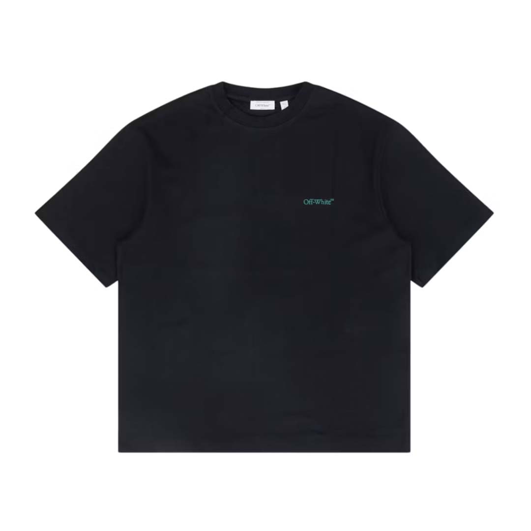 Off White Tape Arrow Black Mint Tee by Off White - NWAHYPE No.1 for streetwear T-Shirts in USA