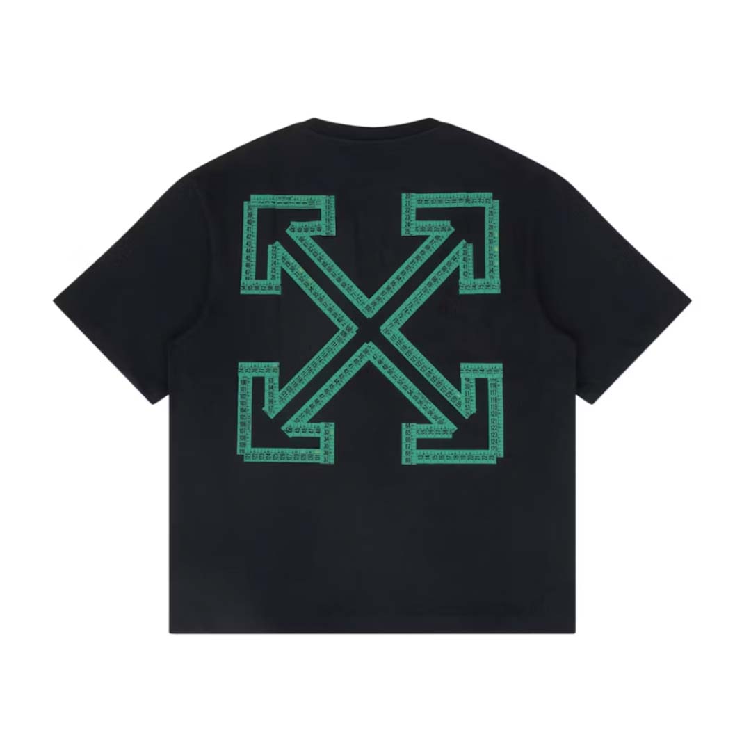 Off White Tape Arrow Black Mint Tee by Off White - NWAHYPE No.1 for streetwear T-Shirts in USA