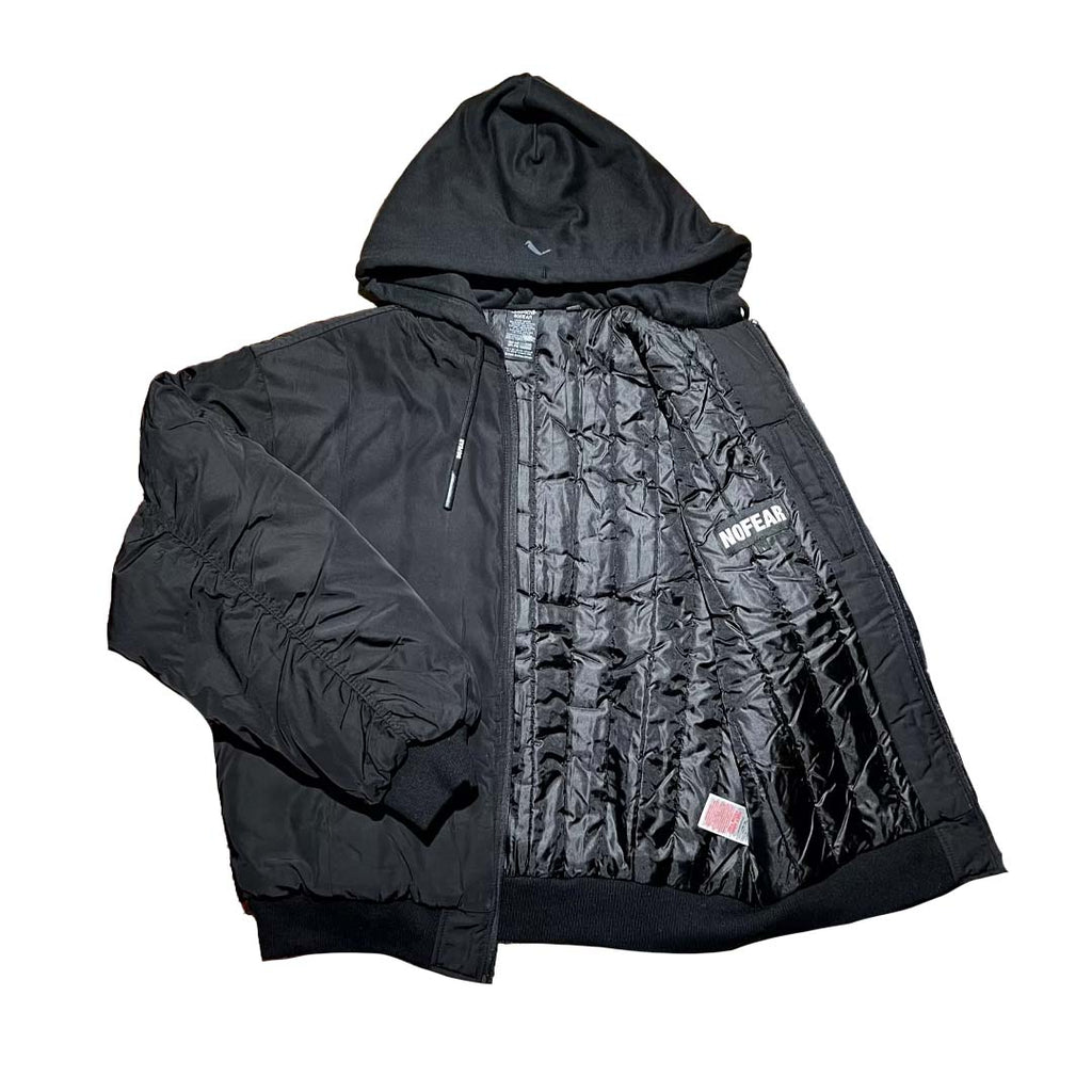 Opium No Fear Playboi Carti Hooded Bomber Jacket by Opium - NWAHype 1 for streetwear Hoodies in USA