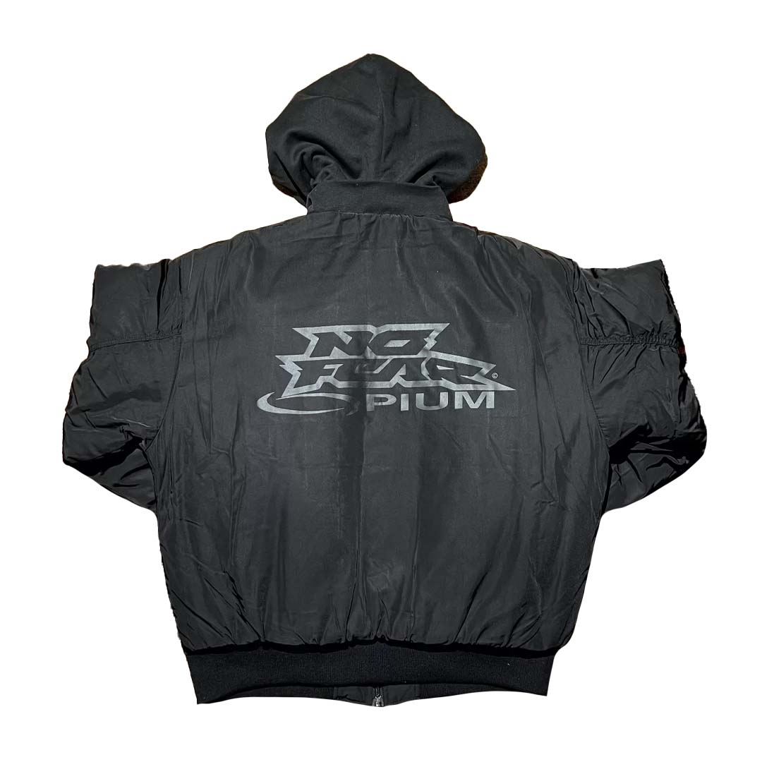 Opium No Fear Playboi Carti Hooded Bomber Jacket – NWAHYPE