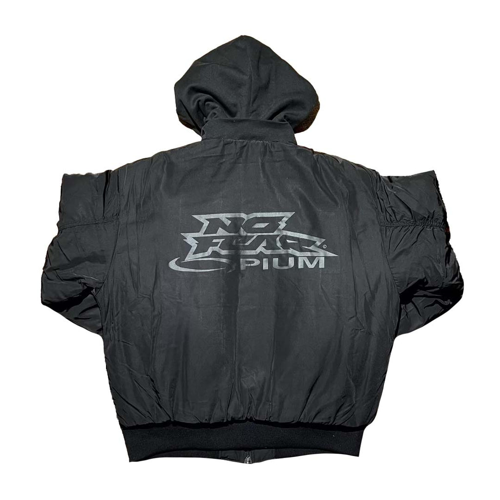 Opium No Fear Playboi Carti Hooded Bomber Jacket by Opium - NWAHype 1 for streetwear Hoodies in USA