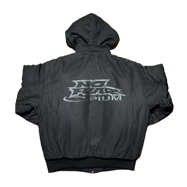 Opium No Fear Playboi Carti Hooded Bomber Jacket by Opium - NWAHype 1 for streetwear Hoodies in USA