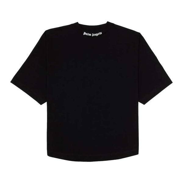 Palm Angels Classic Logo Over Tee Black White by Palm Angels - NWAHYPE No.1 for streetwear T-Shirts in USA