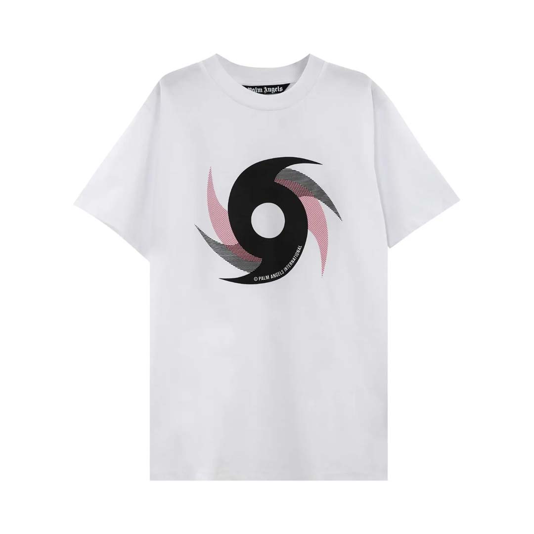 Palm Angels Hurricane Surf Club Tee White Pink by Palm Angels - NWAHYPE No.1 for streetwear T-Shirts in USA