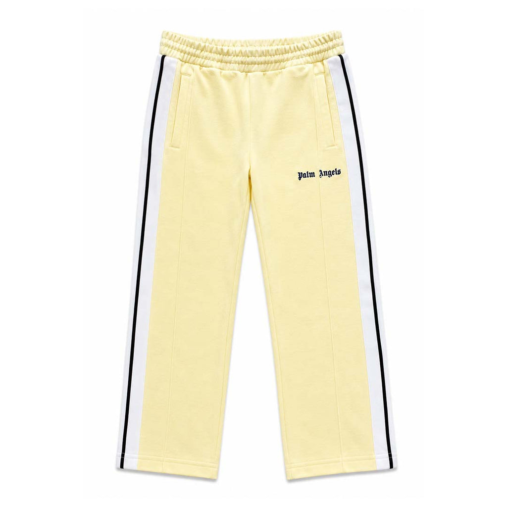 Palm Angels KIDS Classic Logo Track Pants Yellow Navy by Palm Angels - NWAHYPE No.1 for streetwear KIDS in USA