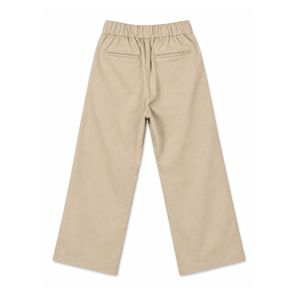Palm Angels KIDS Drill Pants Beige Navy Blue by Palm Angels - NWAHYPE No.1 for streetwear KIDS in USA