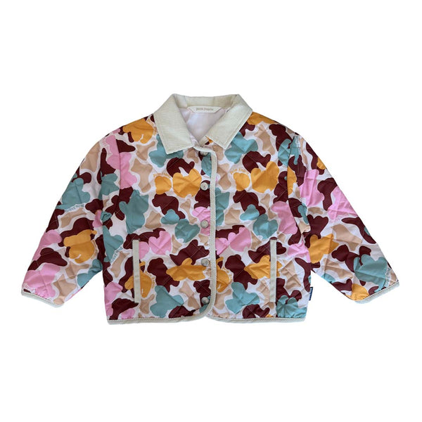 Palm Angels KIDS Husky Camo Jacket AOP Pink Blue Orange by Palm Angels - NWAHYPE No.1 for streetwear KIDS in USA