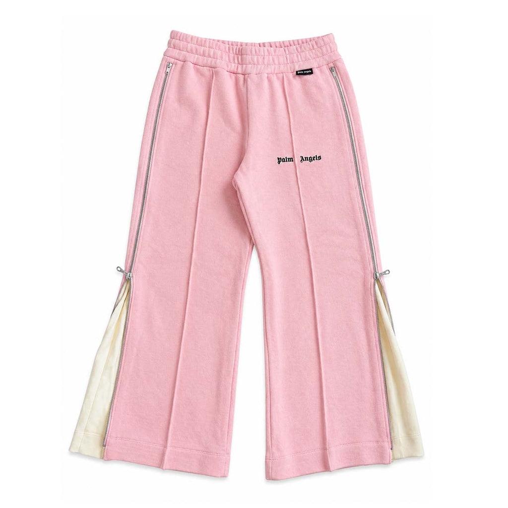 Palm Angels KIDS Pullout Zipper Pants Pink Yellow by Palm Angels - NWAHYPE No.1 for streetwear KIDS in USA