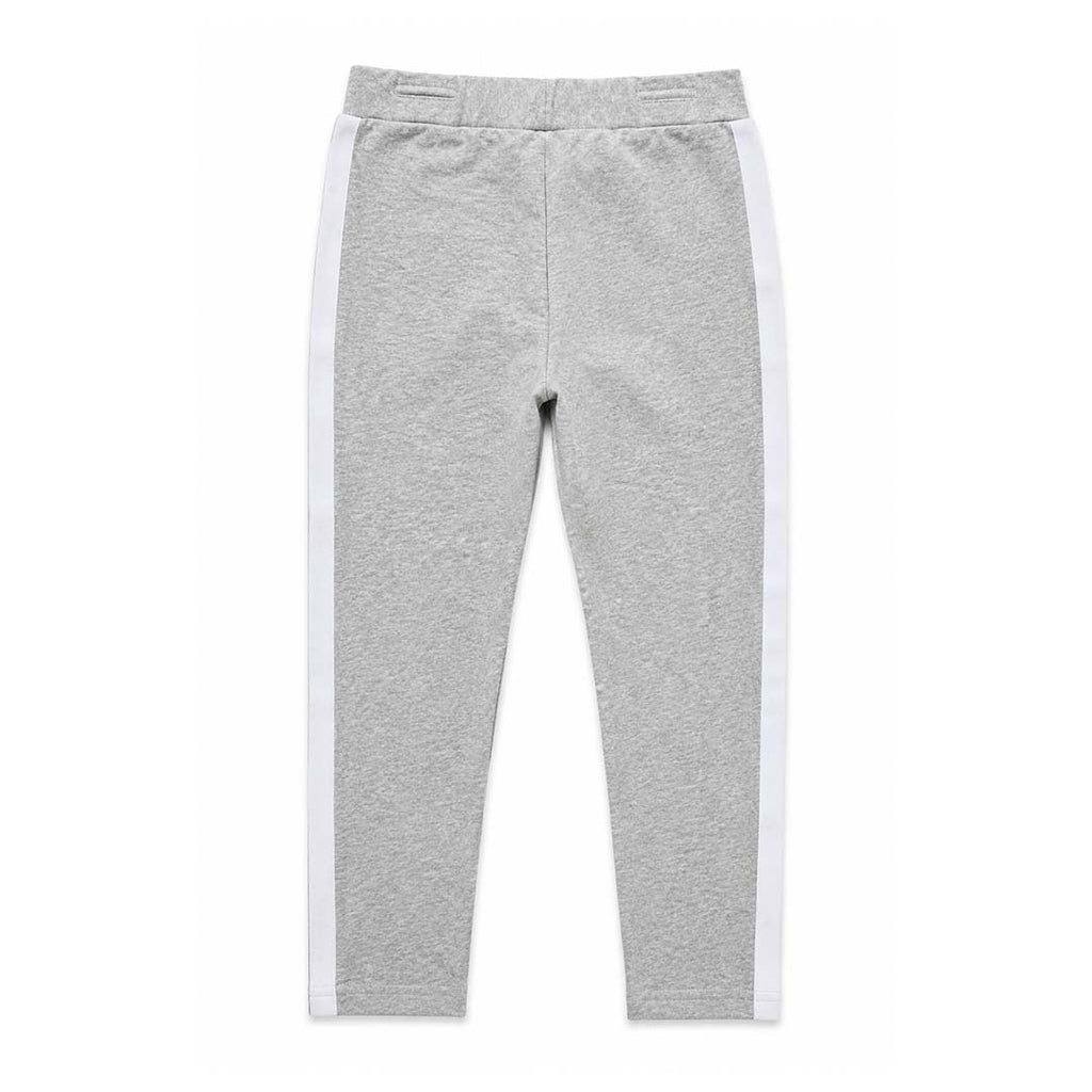 Palm Angels KIDS Track Leggings Melange Grey White by Palm Angels - NWAHYPE No.1 for streetwear KIDS in USA