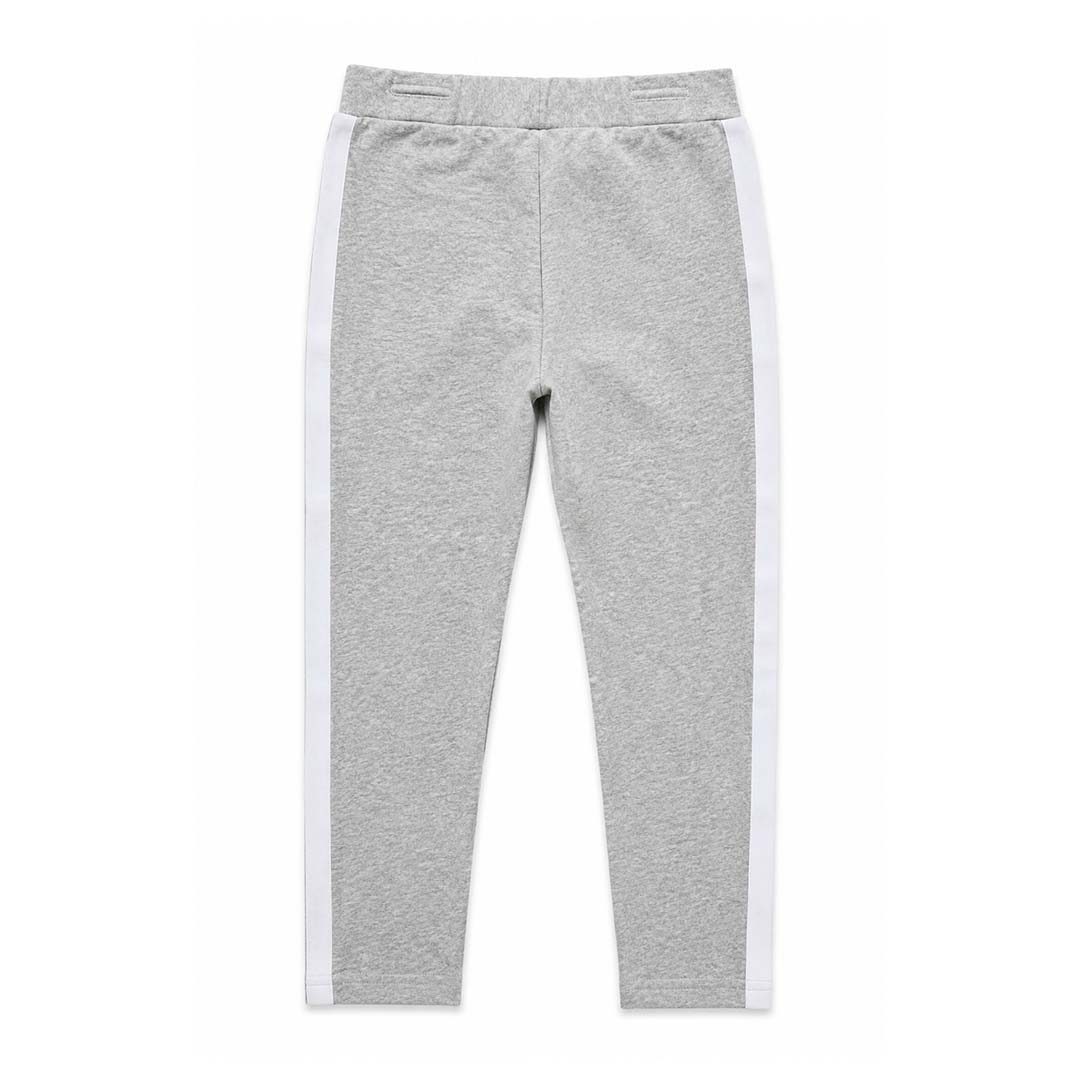 Palm Angels KIDS Track Leggings Melange Grey White by Palm Angels - NWAHYPE No.1 for streetwear KIDS in USA
