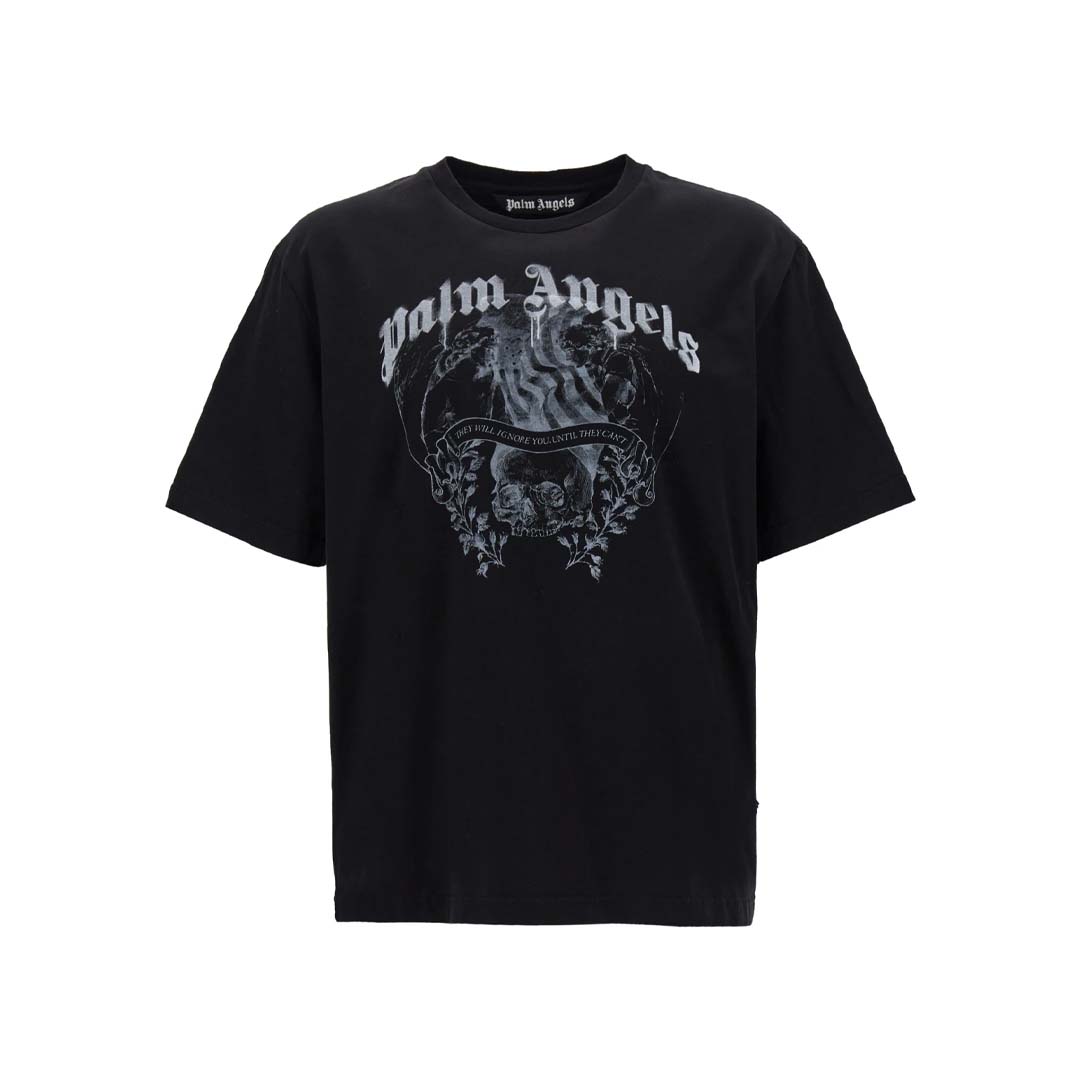 Palm Angels Statement Pencil Classic Tee Black by Palm Angels - NWAHype No.1 for streetwear T-Shirts in USA