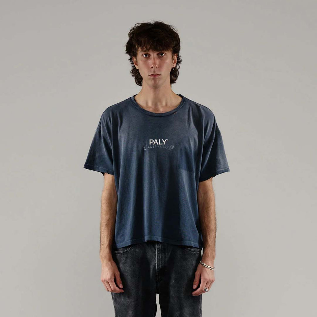 Paly Hollywood Core Logo Faded Black Tee by Paly Hollywood - NWAHYPE No.1 for streetwear T-Shirts in USA