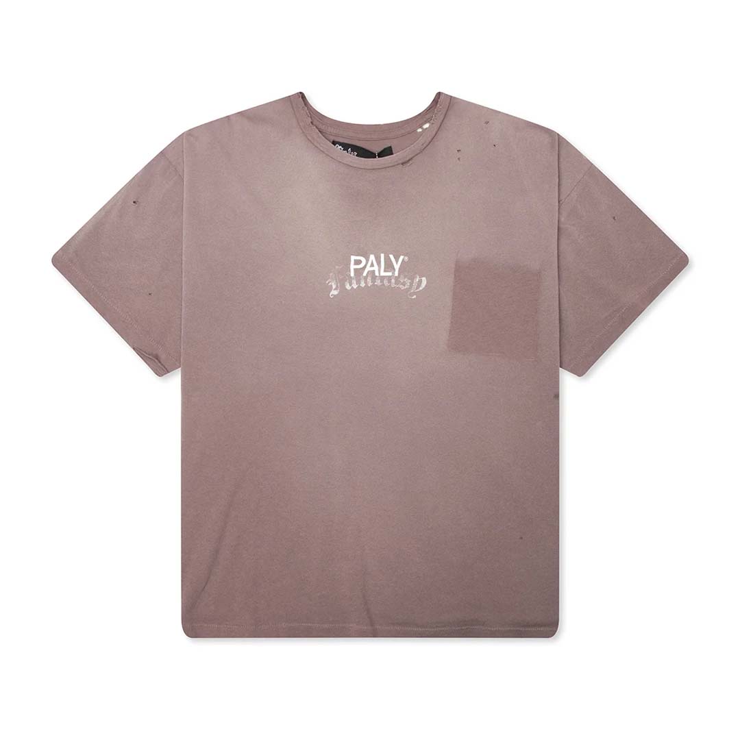 Paly Hollywood Core Logo Faded Brown Tee Jersey by Paly Hollywood - NWAHYPE No.1 for streetwear T-Shirts in USA
