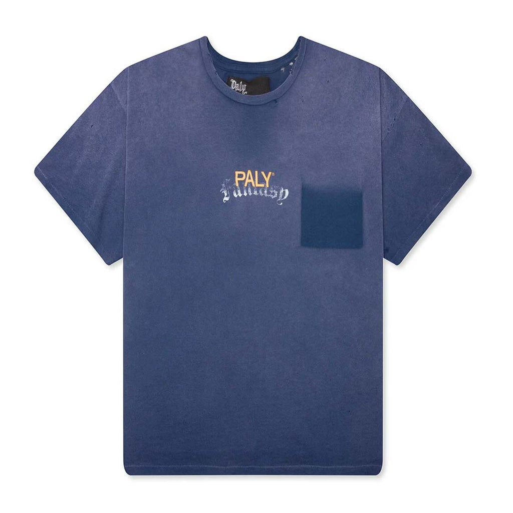 Paly Hollywood Core Logo Faded Navy Tee by Paly Hollywood - NWAHYPE No.1 for streetwear T-Shirts in USA