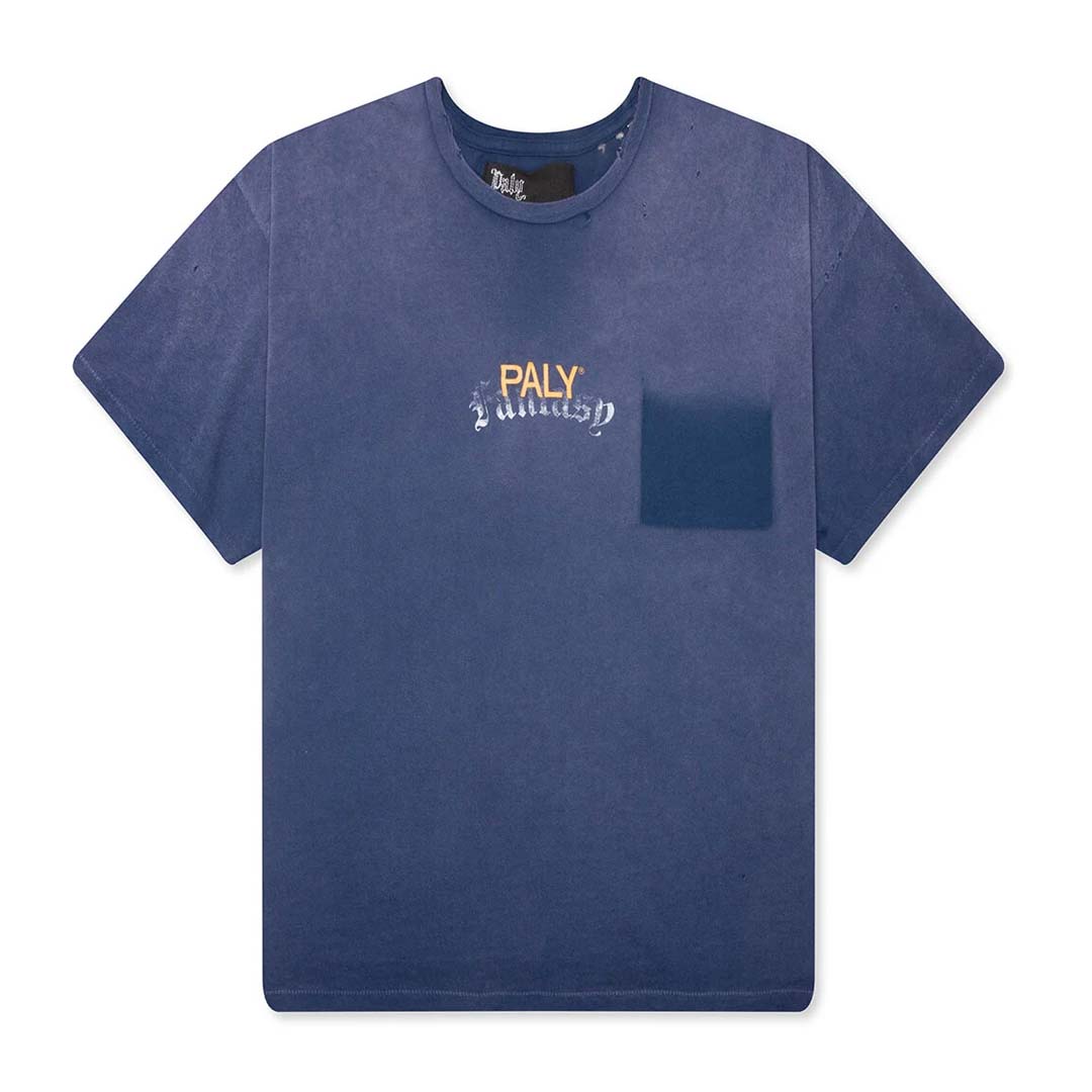 Paly Hollywood Core Logo Faded Navy Tee by Paly Hollywood - NWAHYPE No.1 for streetwear T-Shirts in USA