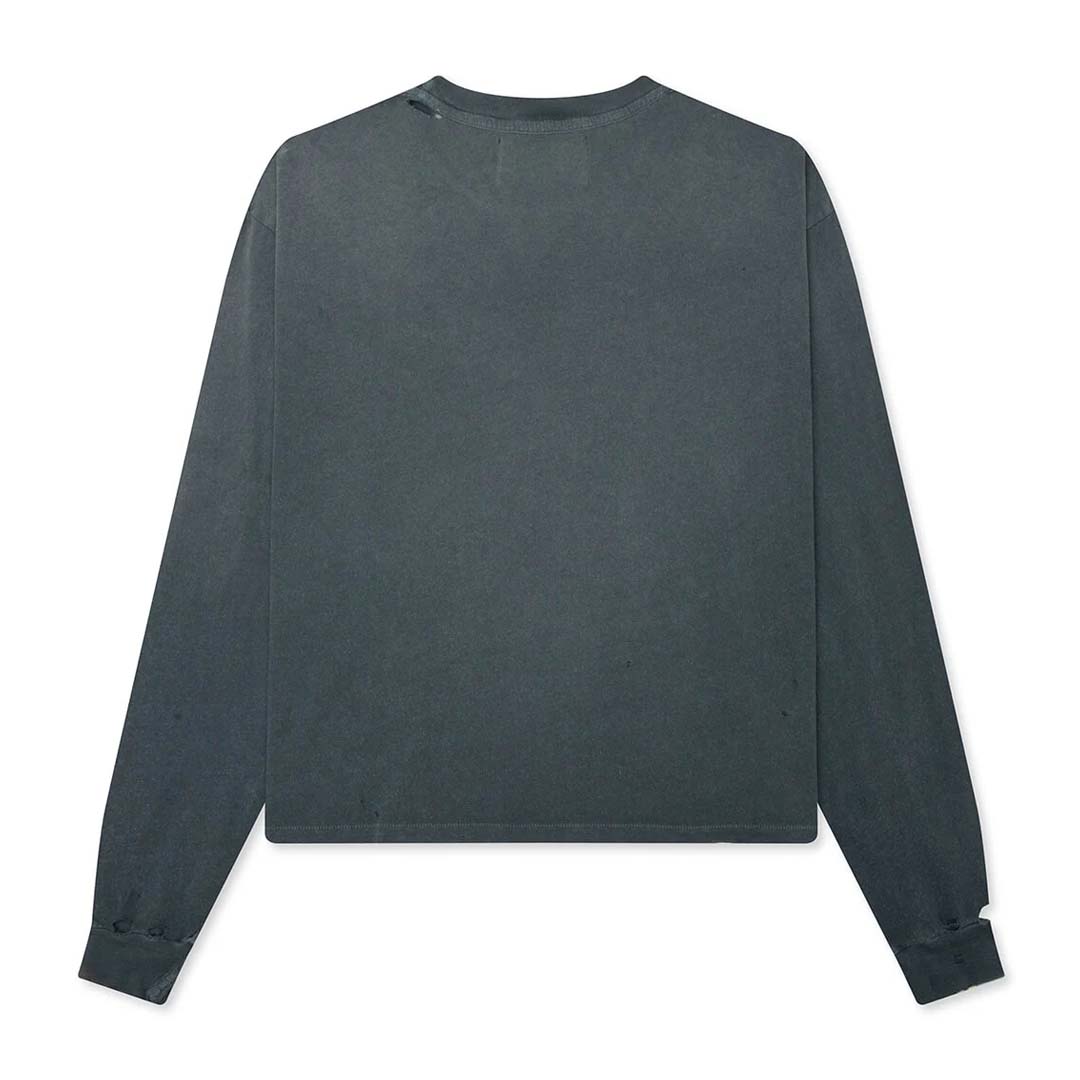 Paly Hollywood Myra Breckenridge Faded Black Long Sleeve Tee by Paly Hollywood - NWAHYPE No.1 for streetwear T-Shirts in USA