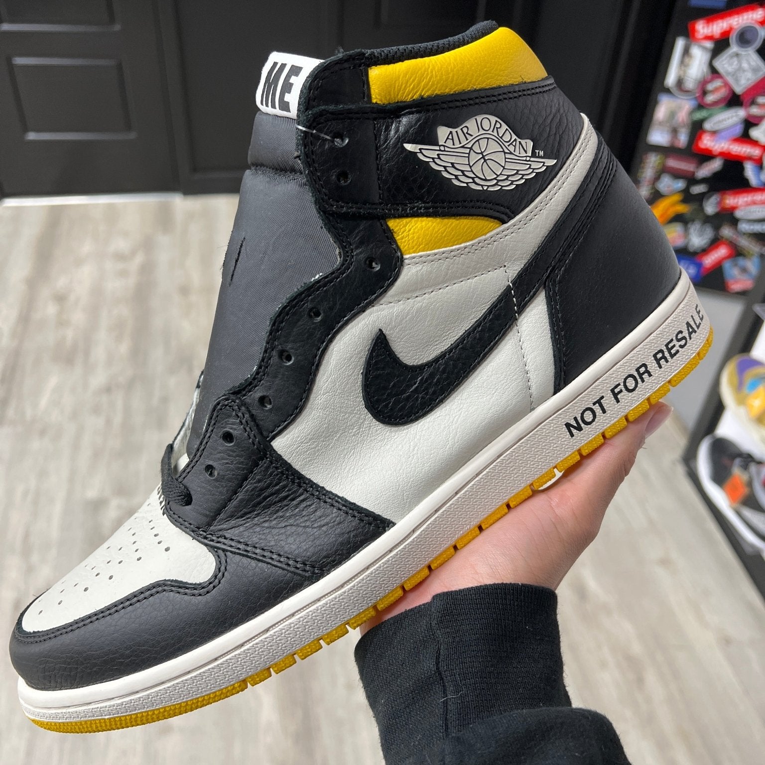 Preowned Air Jordan 1 Retro High Not for Resale Varsity Maize by Preowned - NWAHype 1 for streetwear Preowned in USA