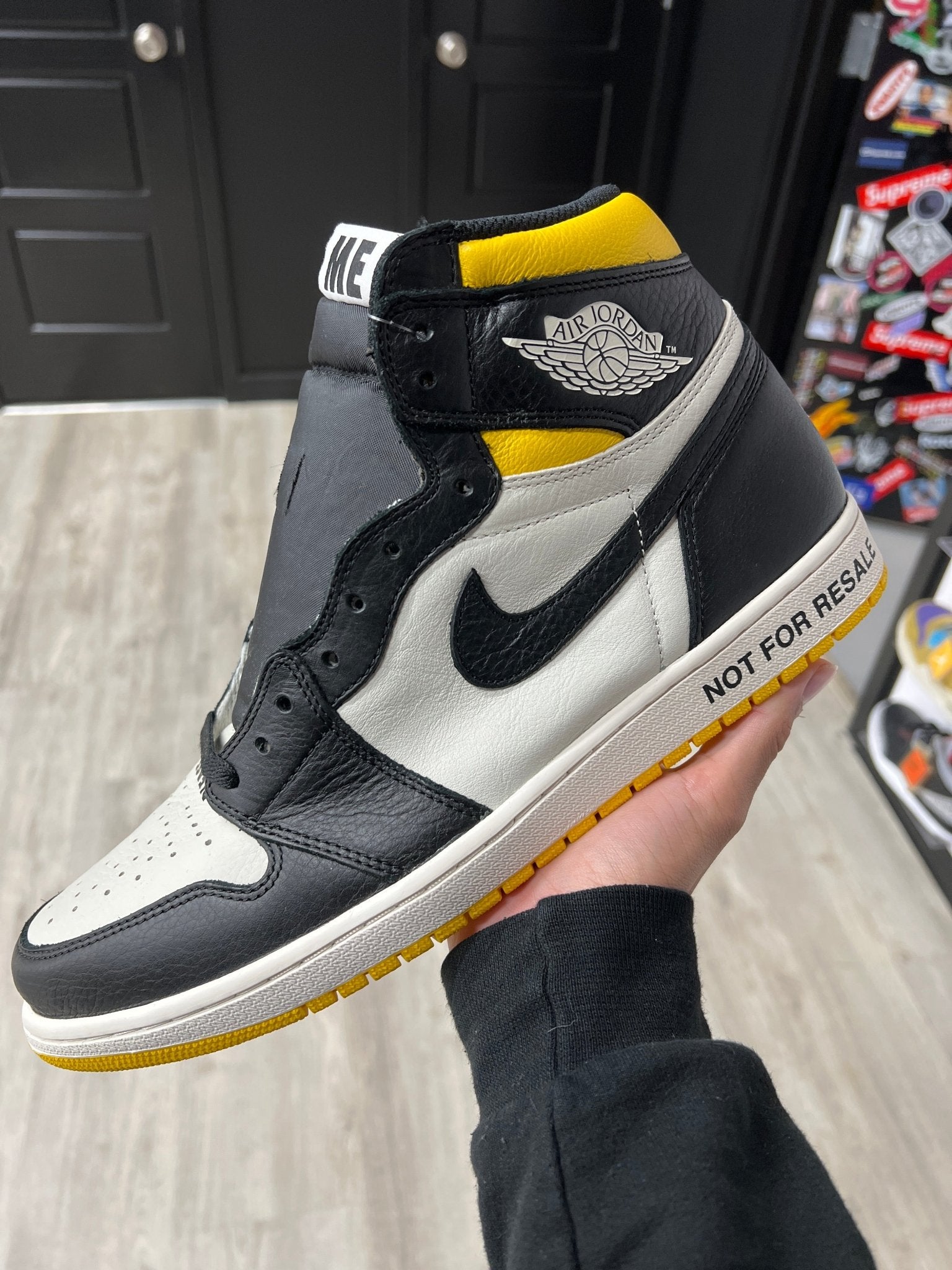 Preowned Air Jordan 1 Retro High Not for Resale Varsity Maize by Preowned - NWAHype 1 for streetwear Preowned in USA