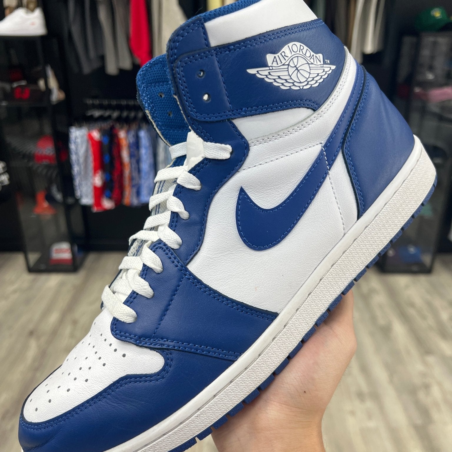 Preowned Air Jordan 1 Retro High OG 'Storm Blue' by Preowned - NWAHype 1 for streetwear Preowned in USA