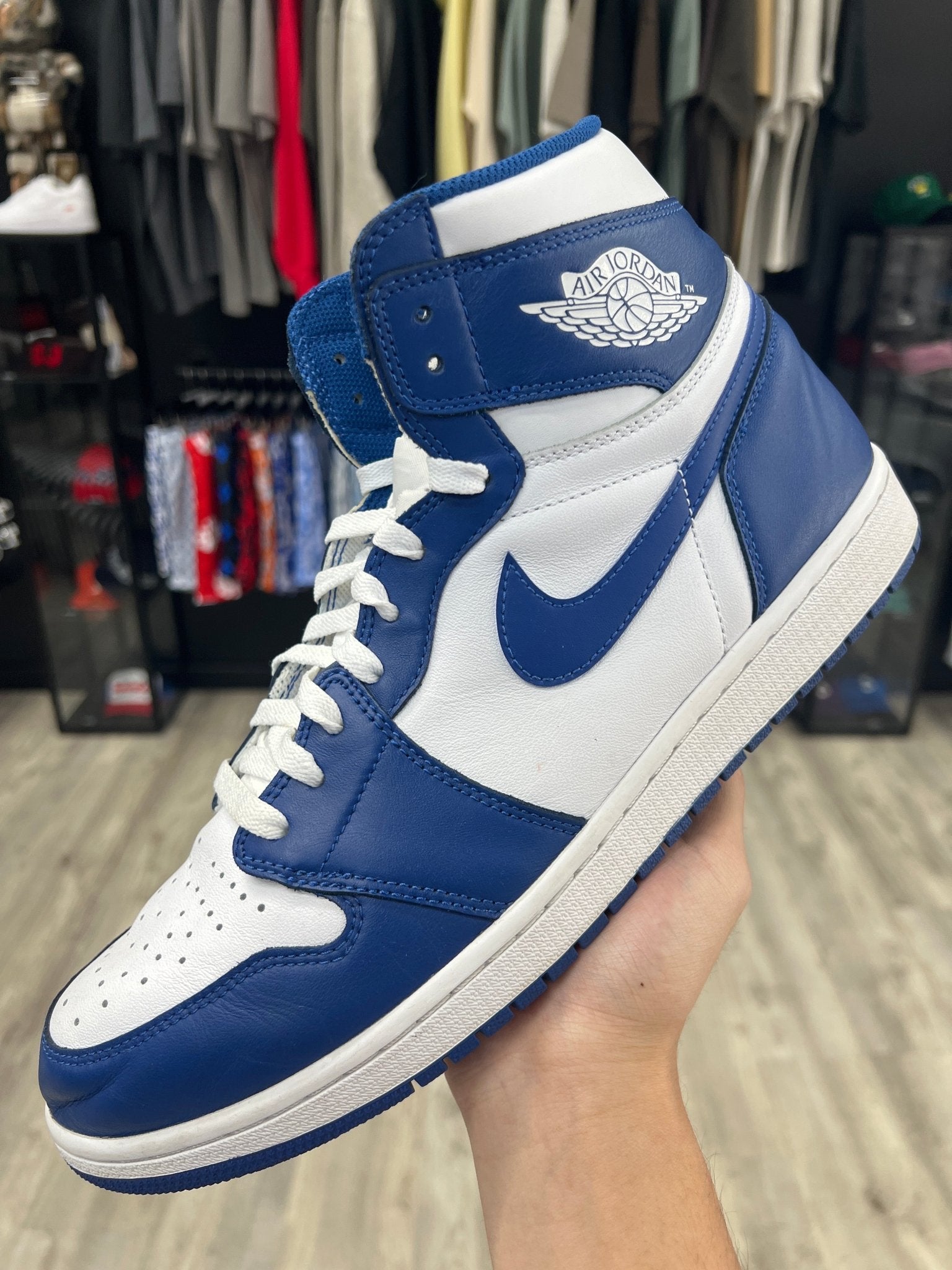 Preowned Air Jordan 1 Retro High OG 'Storm Blue' by Preowned - NWAHype 1 for streetwear Preowned in USA