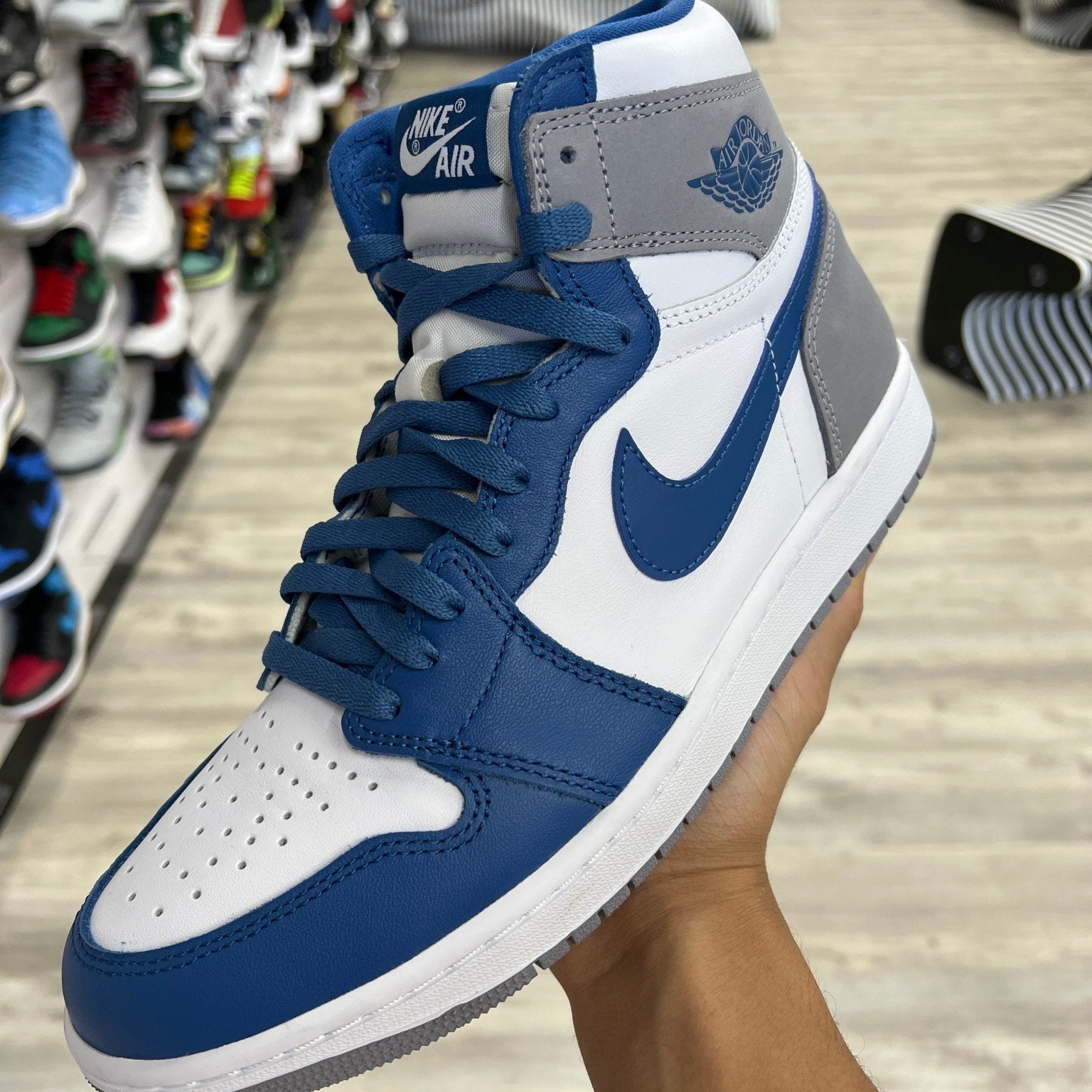 Preowned Air Jordan 1 True Blue by Preowned - NWAHype 1 for streetwear Preowned in USA