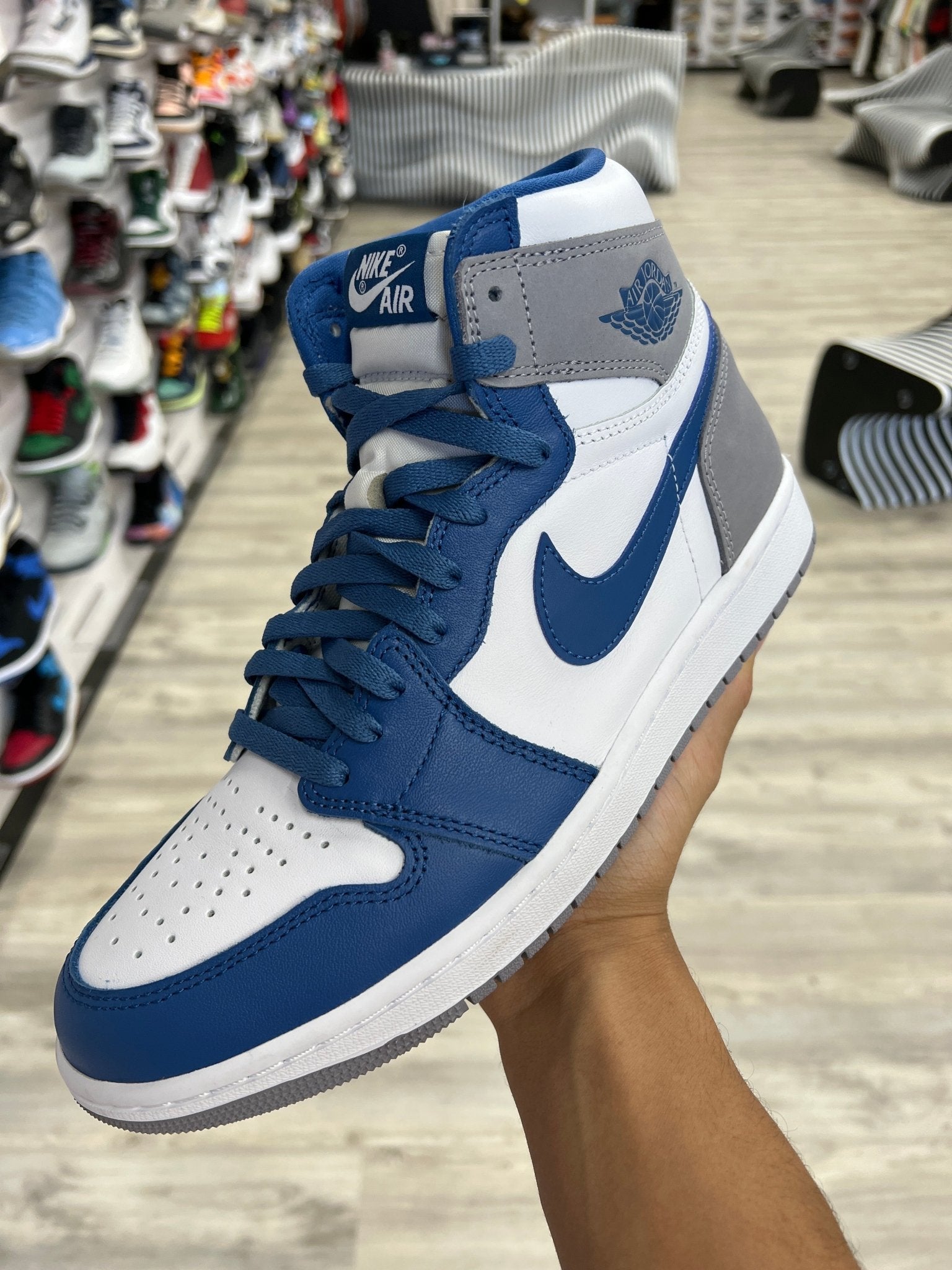 Preowned Air Jordan 1 True Blue by Preowned - NWAHype 1 for streetwear Preowned in USA