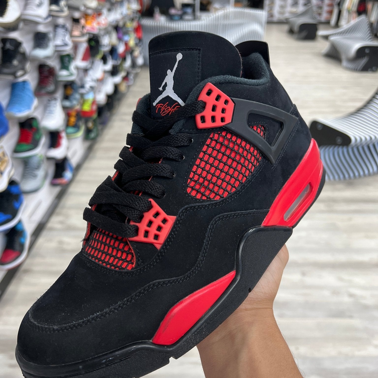 Preowned Air Jordan 4 Red Thunder by Preowned - NWAHype 1 for streetwear Preowned in USA