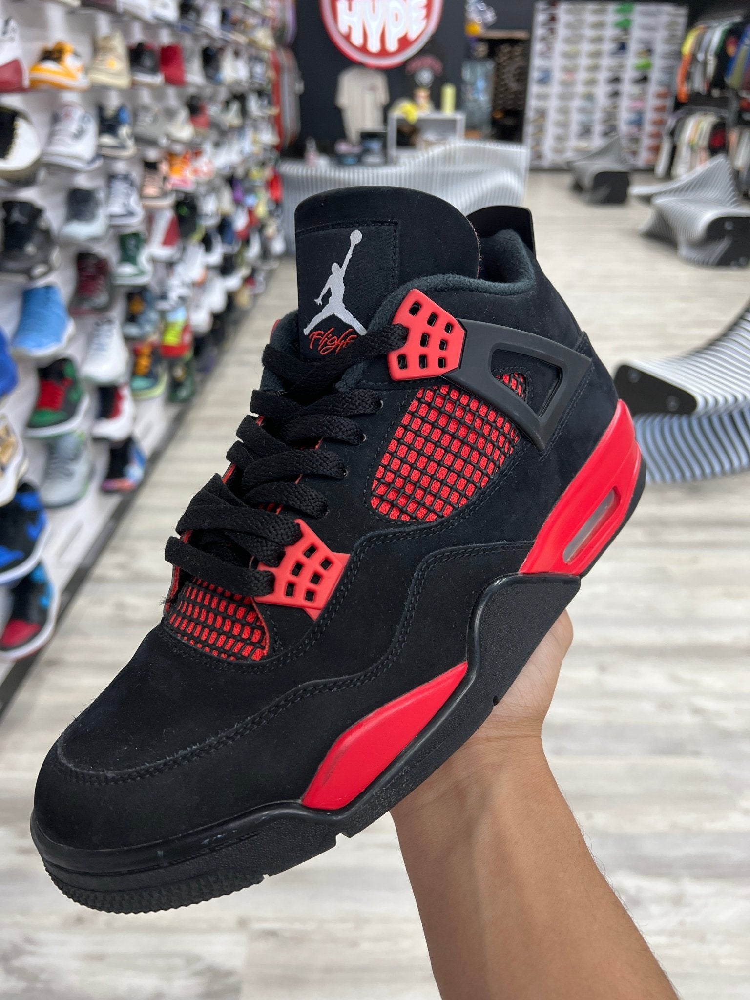 Preowned Air Jordan 4 Red Thunder by Preowned - NWAHype 1 for streetwear Preowned in USA