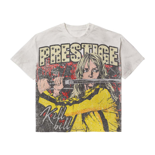 Prestige Bill Kill White Tee by Prestige - NWAHYPE No.1 for streetwear T-Shirts in USA