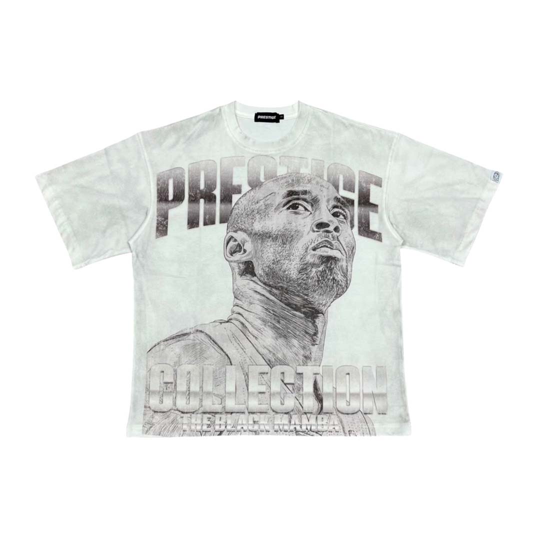 Prestige Black Mamba Distressed White Tee by Prestige - NWAHYPE No.1 for streetwear T-Shirts in USA