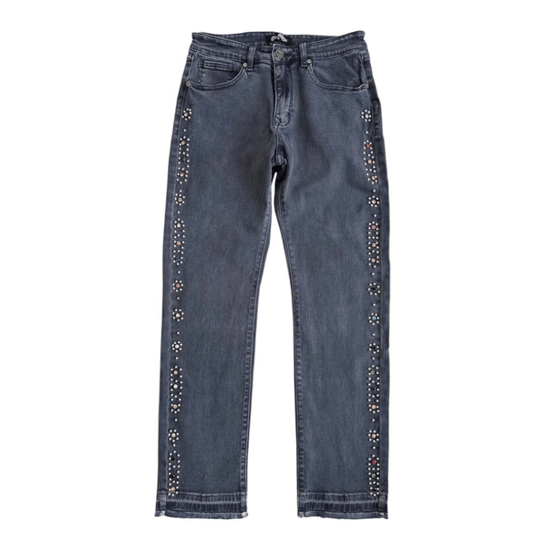 Prestige Eden Denim Rhinestone Jeans Blue by Prestige - NWAHYPE No.1 for streetwear Pants in USA