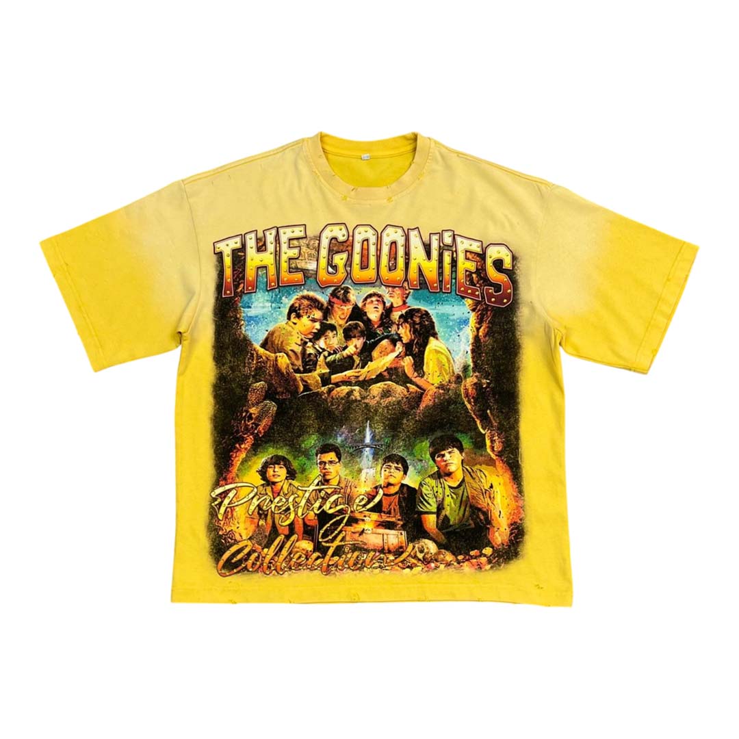 Prestige Goonies Tee Yellow by Prestige - NWAHYPE No.1 for streetwear T-Shirts in USA
