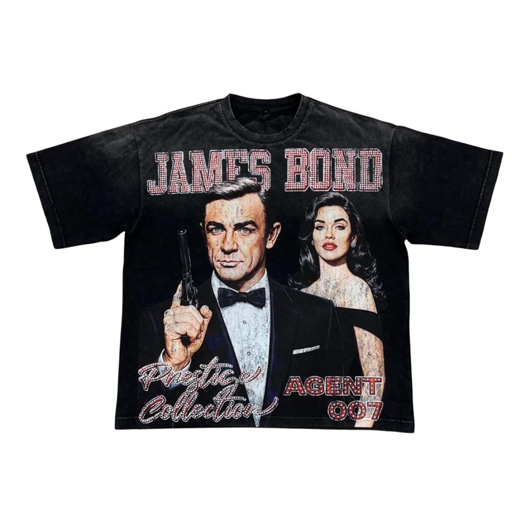Prestige James Bond Black Tee by Prestige - NWAHYPE No.1 for streetwear T-Shirts in USA