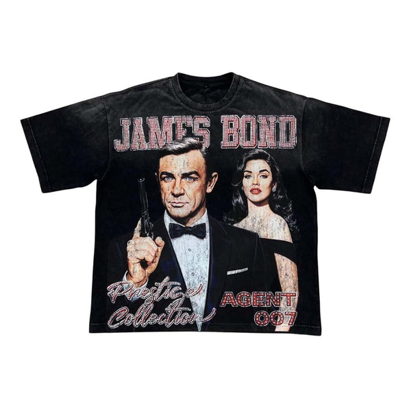 Prestige James Bond Black Tee by Prestige - NWAHYPE No.1 for streetwear T-Shirts in USA