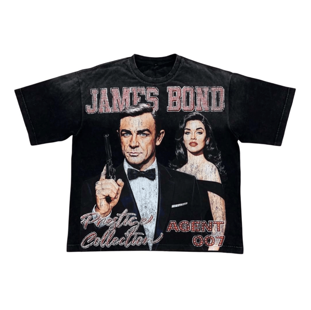 Prestige James Bond Black Tee by Prestige - NWAHYPE No.1 for streetwear T-Shirts in USA