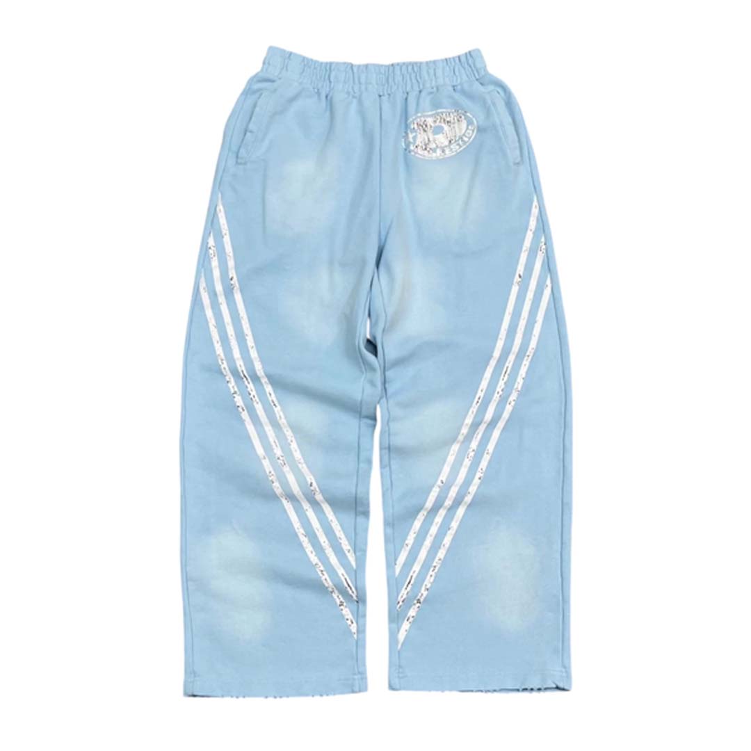 Prestige P Logo Sweatpants Light Blue White by Prestige - NWAHYPE No.1 for streetwear Pants in USA
