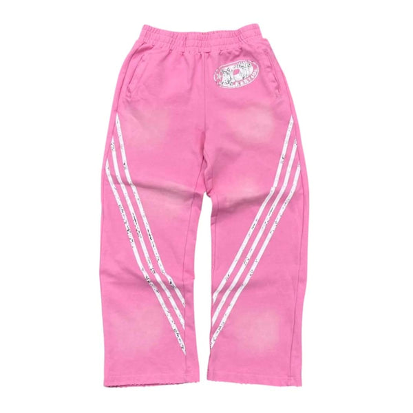 Prestige P Logo Sweatpants Pink by Prestige - NWAHYPE No.1 for streetwear Pants in USA
