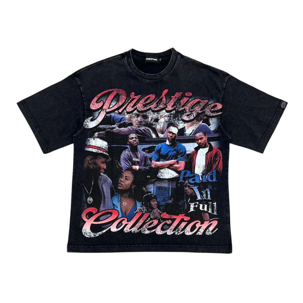 Prestige Paid In Full Black Tee by Prestige - NWAHYPE No.1 for streetwear T-Shirts in USA