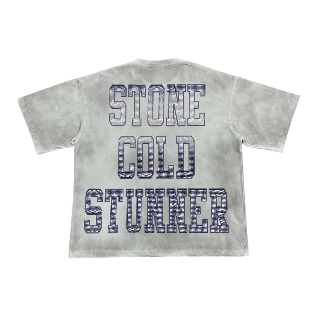 Prestige Stone Cold Distressed White Tee by Prestige - NWAHYPE No.1 for streetwear T-Shirts in USA