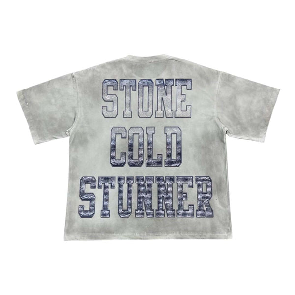 Prestige Stone Cold Distressed White Tee by Prestige - NWAHYPE No.1 for streetwear T-Shirts in USA