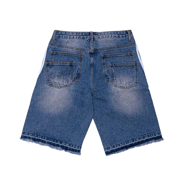 Prestige Taped Jean Shorts Light Blue by Prestige - NWAHYPE No.1 for streetwear Shorts in USA